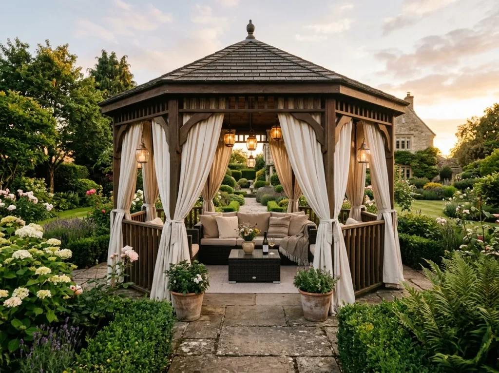 Outdoor Gazebo Drapes