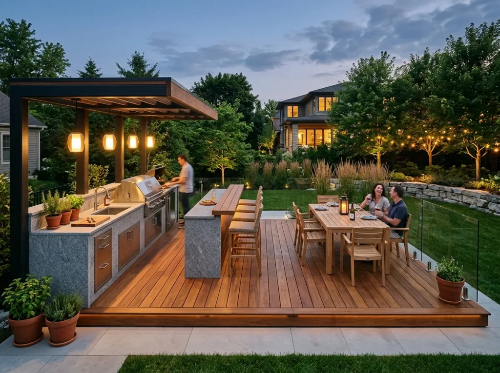 Outdoor Kitchen Deck