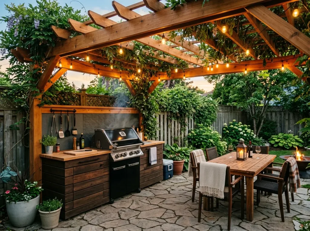 Pergola Grill Nook