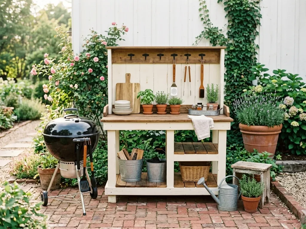 Potting Bench Grill
