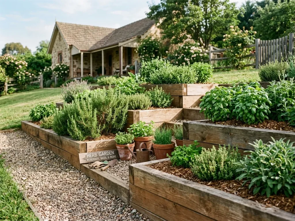 Raised Herb Tiers
