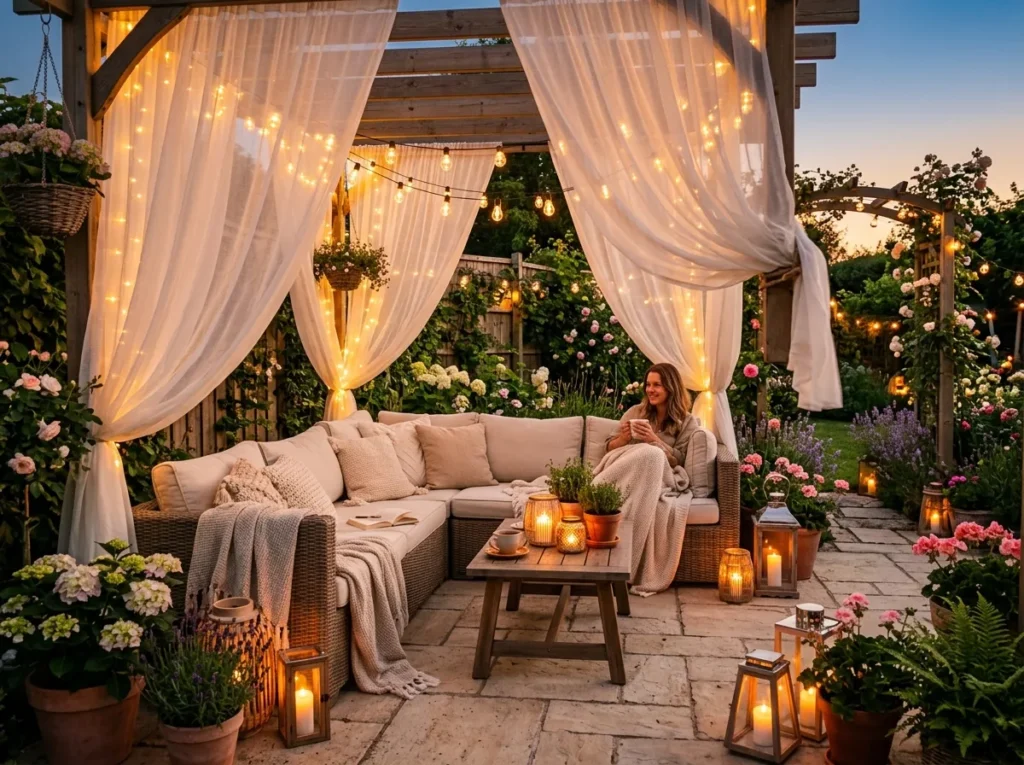 Romantic String-Light Curtains