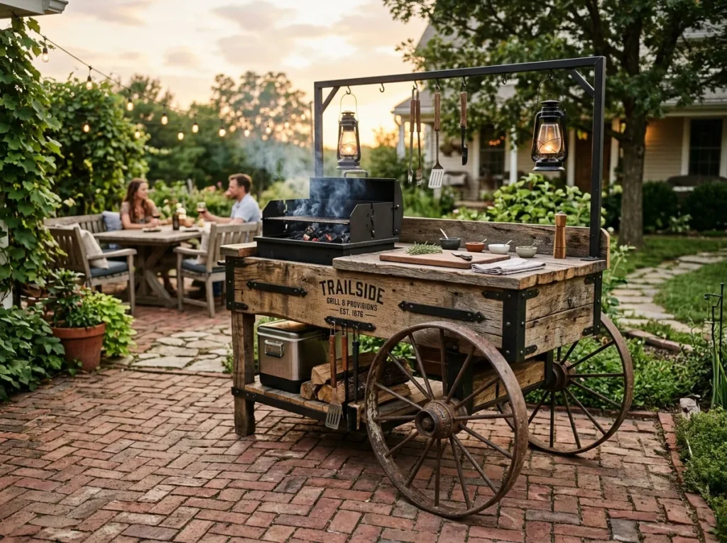 Rustic Wagon Station