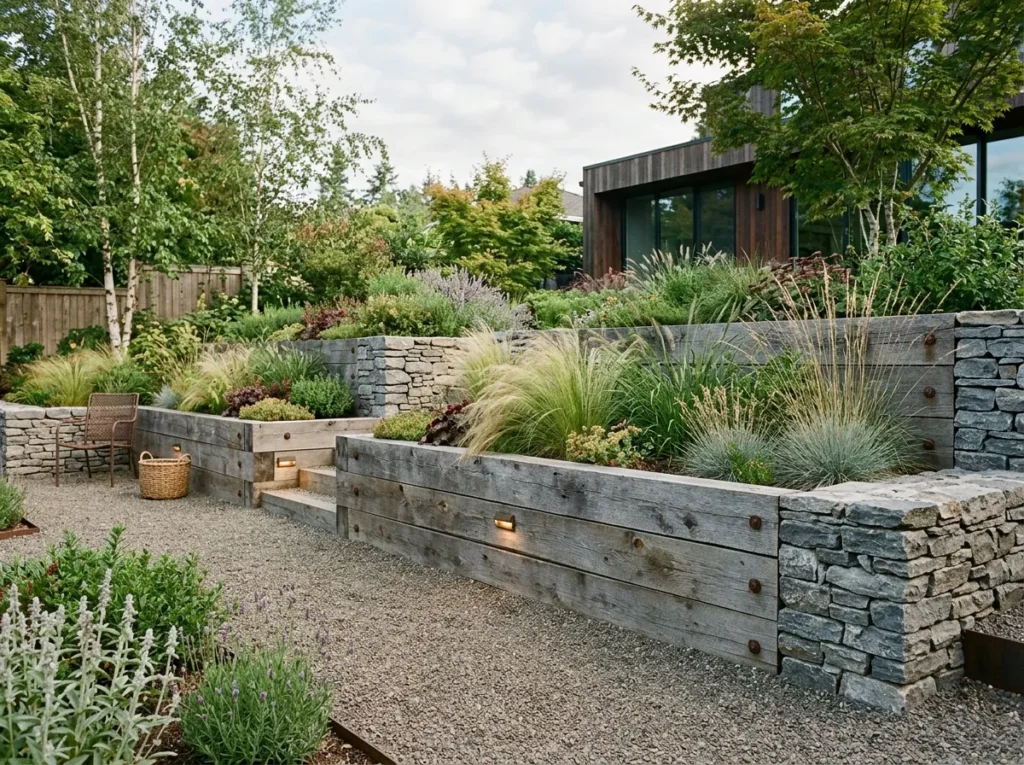 Stone and Timber Mix