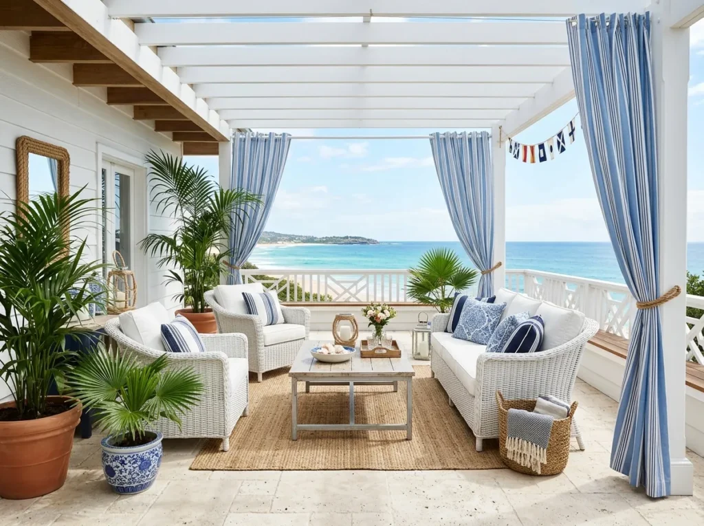 Striped Coastal Curtains