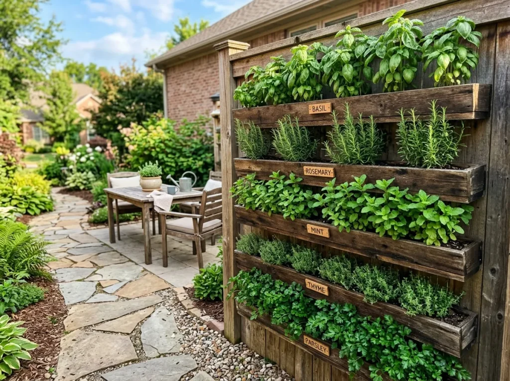 Vertical Herb Wall