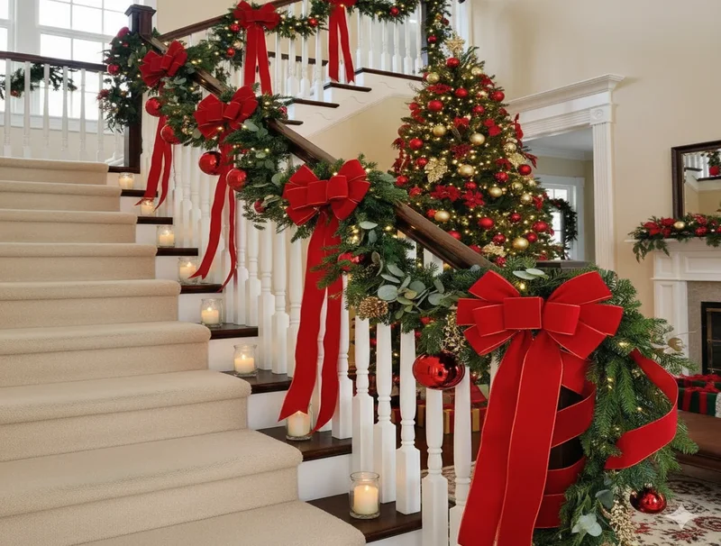 Safety Tips for Decorating Your Stairs During Christmas
