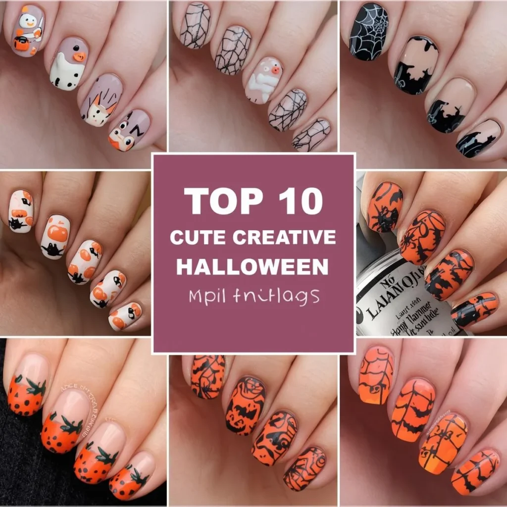 Top 10 Cute and Creative Halloween Nail Designs for 2025