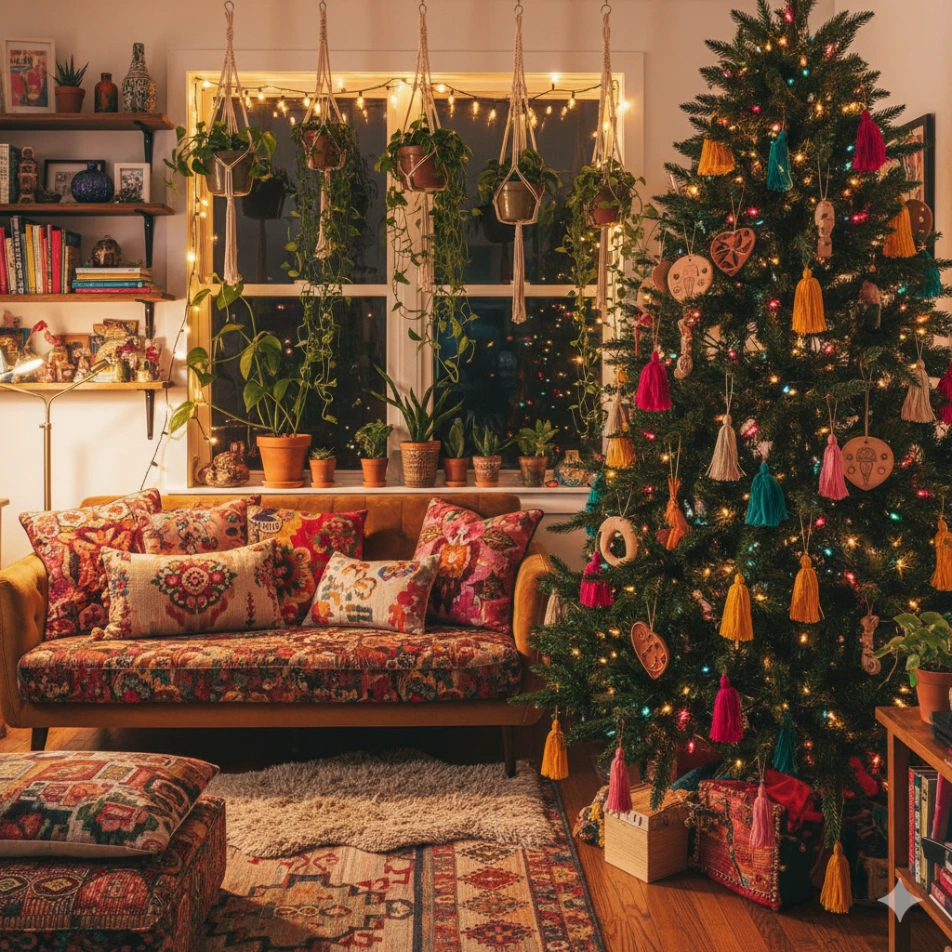Best Boho Christmas Tree Decorating Ideas