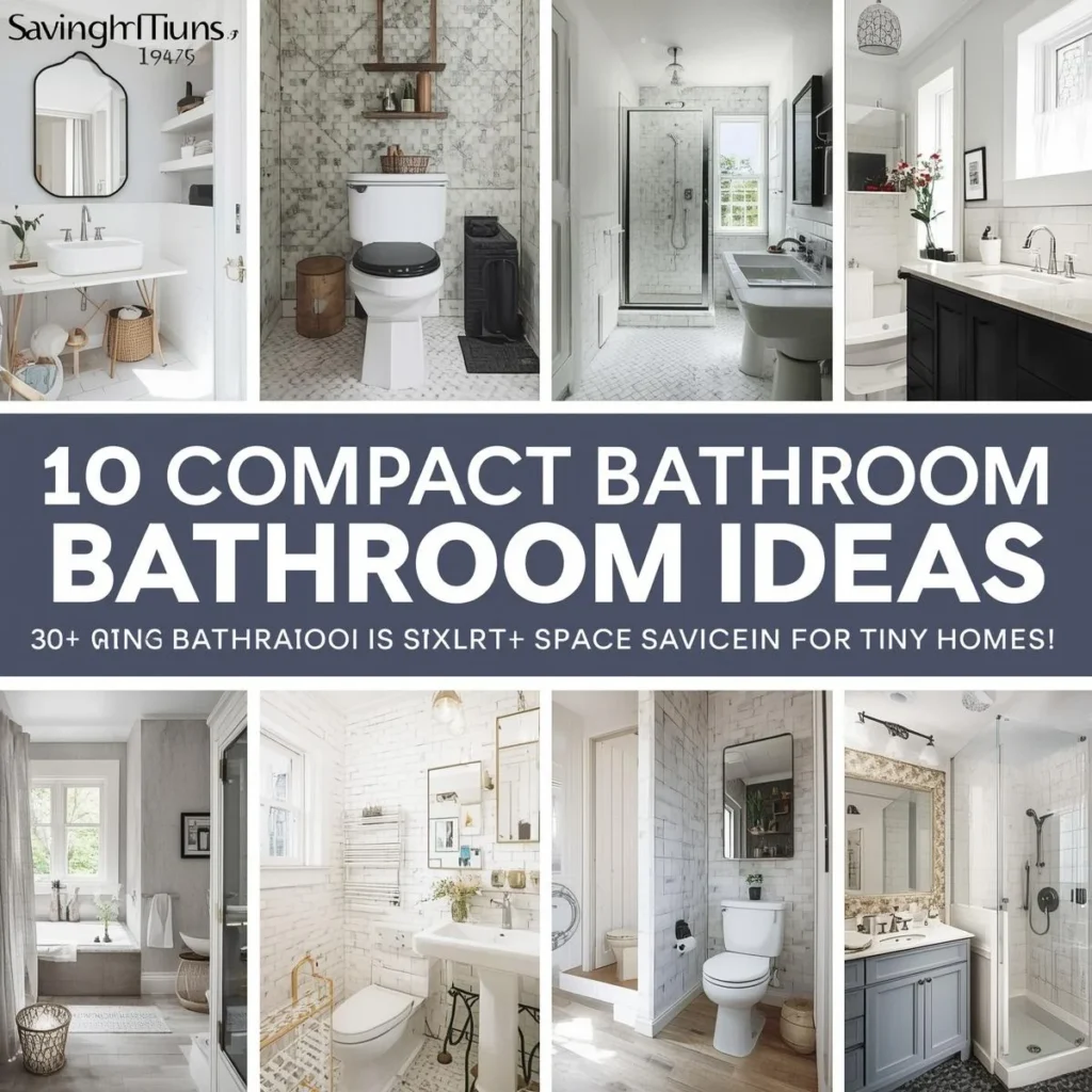 10 Compact Bathroom Layout Ideas for Tiny Homes | Smart Design Tips & Space-Saving Layouts