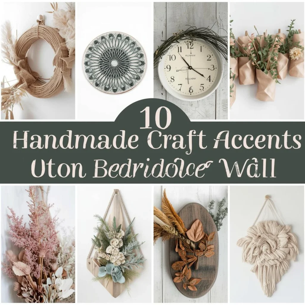 10 Handmade Craft Décor Accents for Bedroom Walls