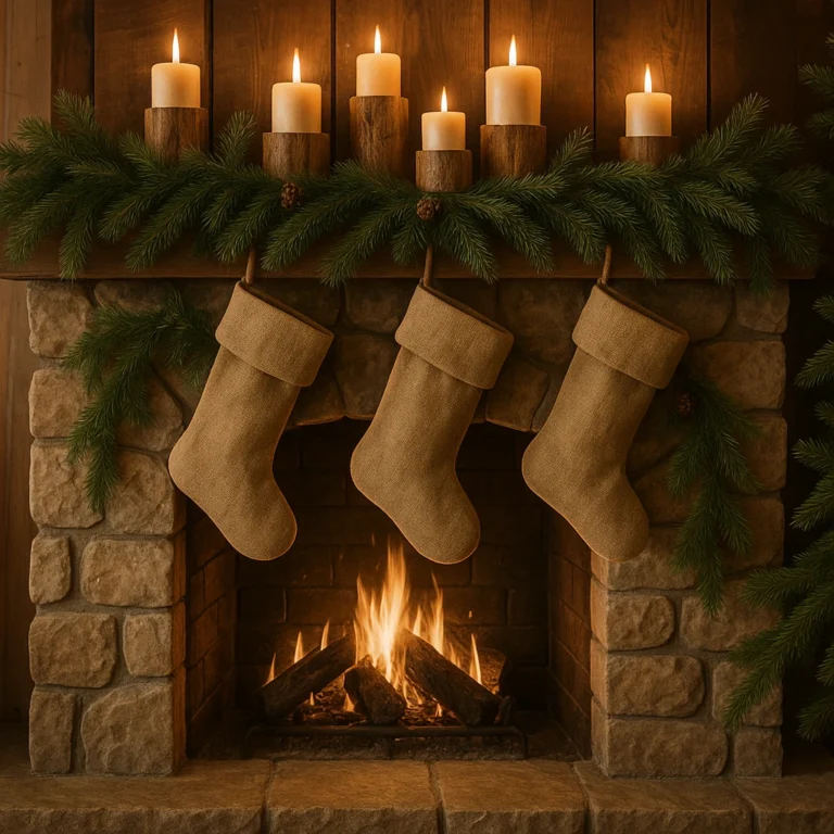 11 Creative Christmas Fireplace Decor