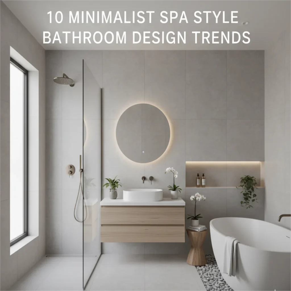 10 Minimalist Spa Style Bathroom Design Trends
