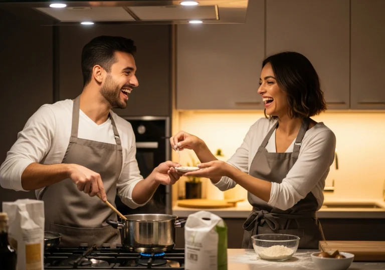 Cook or Bake Something New Together First Valentine’s Couple