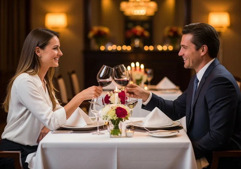 Romantic Dinner at Home or Restaurant (7:00 PM to 9:00 PM) Romantic Valentine’s Day