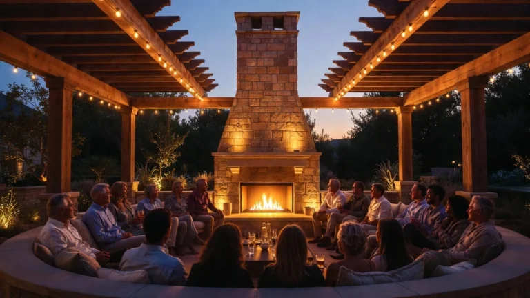 outdoor fireplace ideas