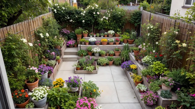 flower garden ideas for small backyards