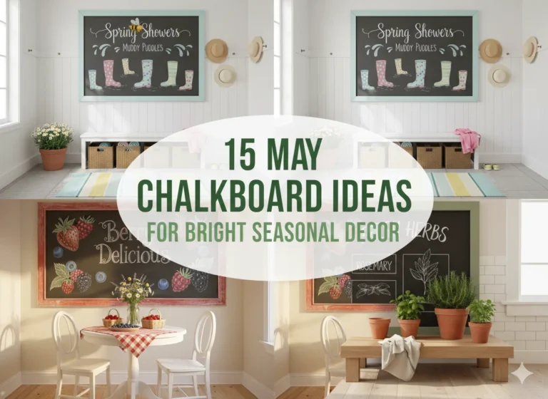 15 May Chalkboard Ideas for Bright Seasonal Decor