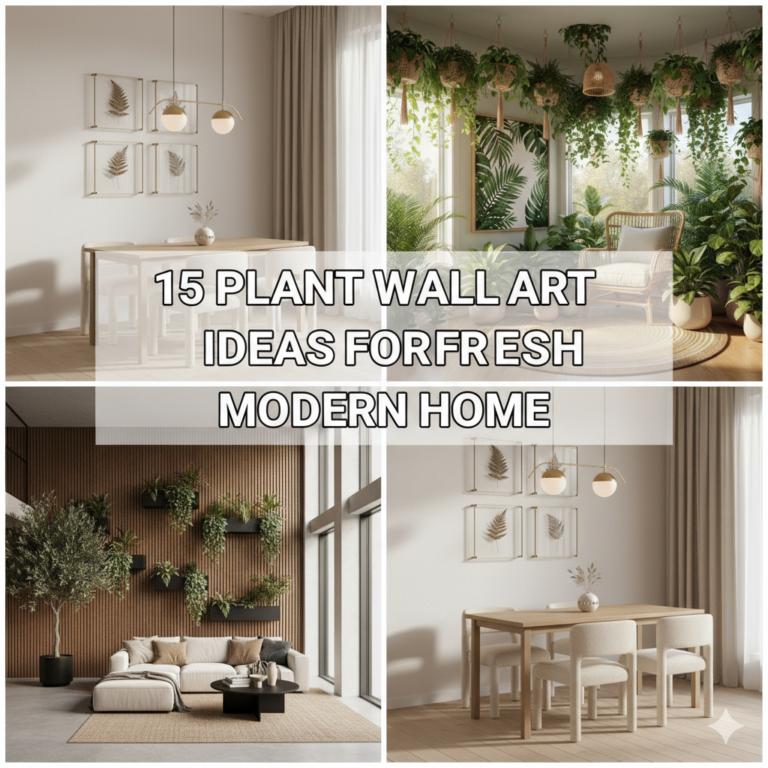 15 Plant Wall Art Ideas for a Fresh Modern Home