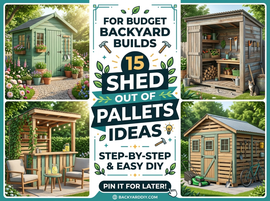 15 Shed Out of Pallets Ideas for Budget Backyard Builds