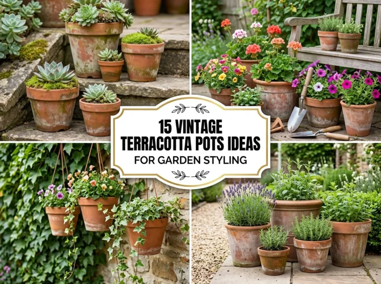 15 Vintage Terracotta Pots Ideas for Garden Styling
