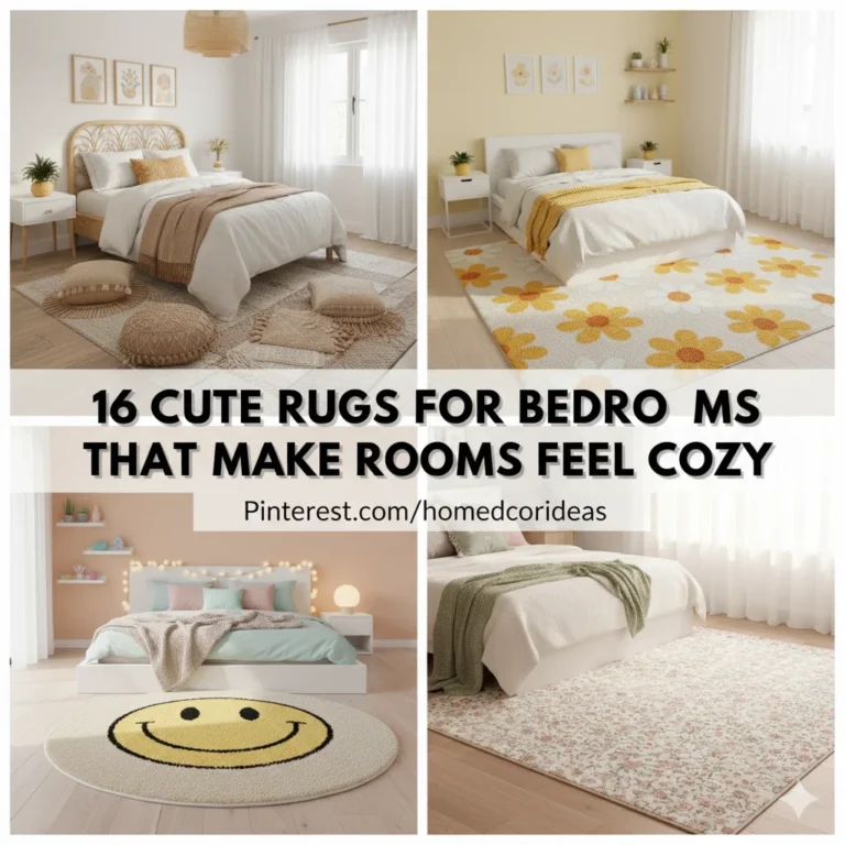 16 Cute Rugs for Bedrooms That Make Rooms Feel Cozy