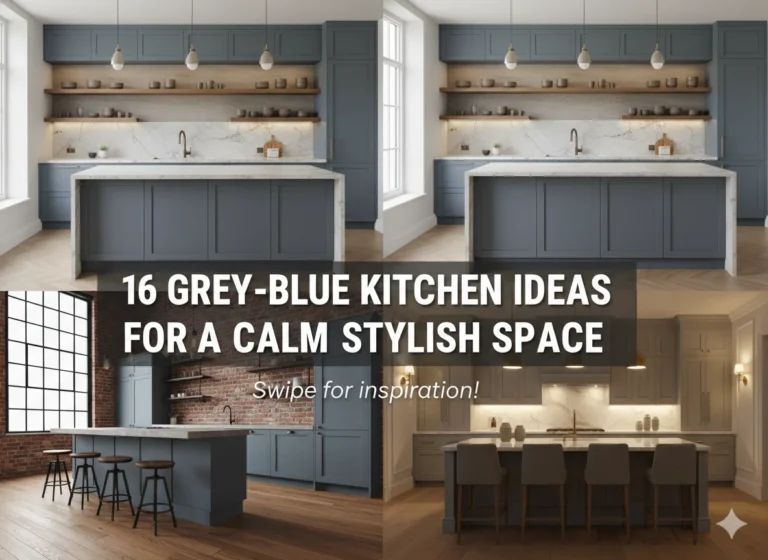 16 Grey Blue Kitchen Ideas for a Calm Stylish Space