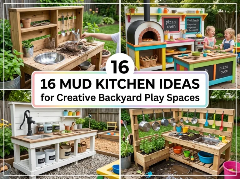 16 Mud Kitchen Ideas for Creative Backyard Play Spaces