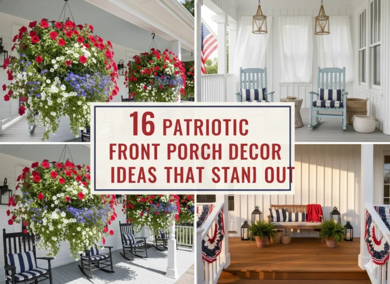 16 Patriotic Front Porch Decor Ideas That Stand Out