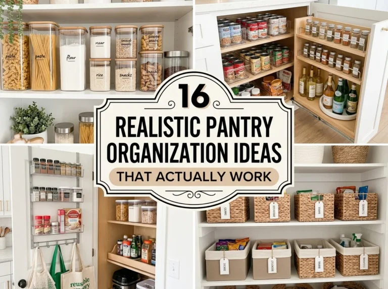 16 Realistic Pantry Organization Ideas That Actually Work