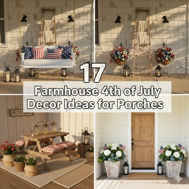 17 Farmhouse 4th of July Decor Ideas for Porches