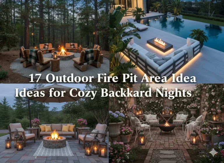 17 Outdoor Fire Pit Area Ideas for Cozy Backyard Nights