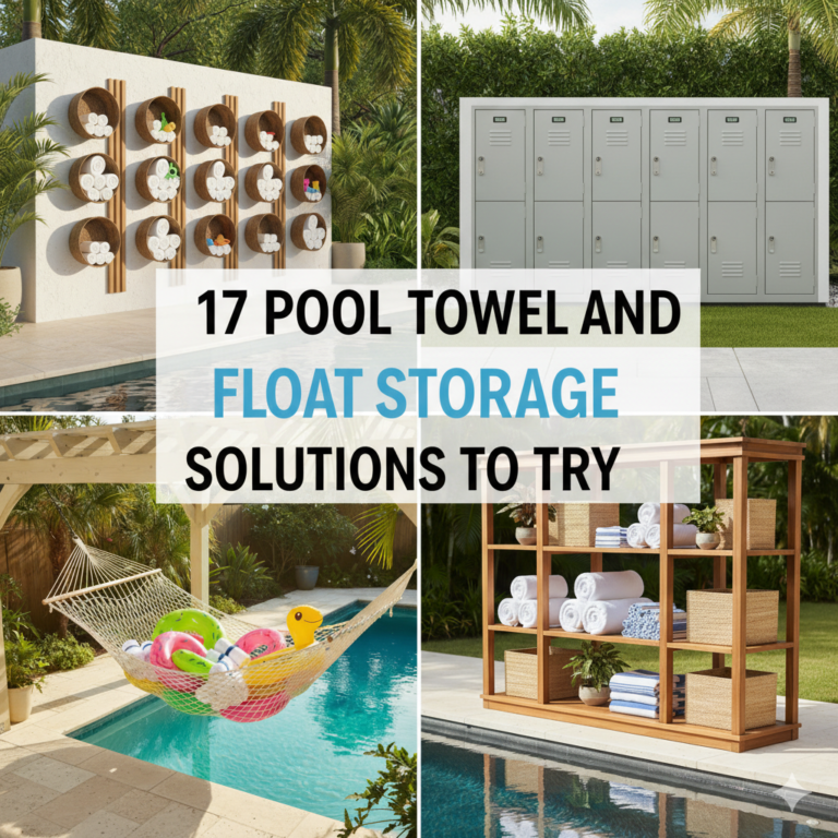17 Pool Towel and Float Storage Solutions to Try