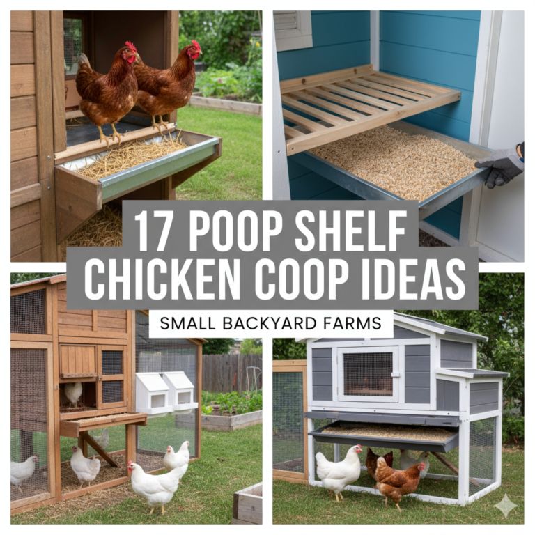 17 Poop Shelf Chicken Coop Ideas for Small Backyard Farms
