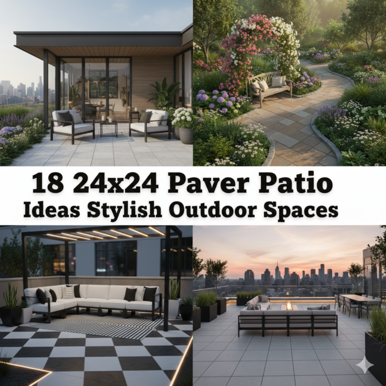 18 24x24 Paver Patio Ideas for Stylish Outdoor Spaces