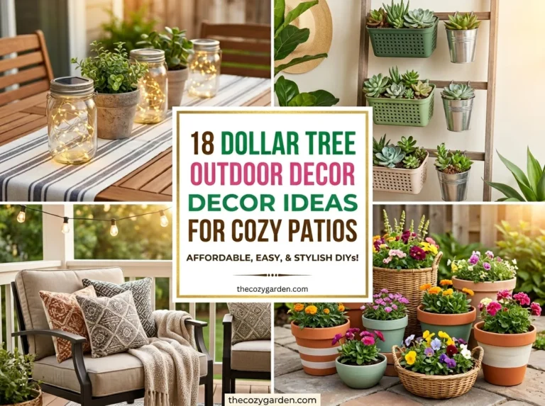18 Dollar Tree Outdoor Decor Ideas for Cozy Patios