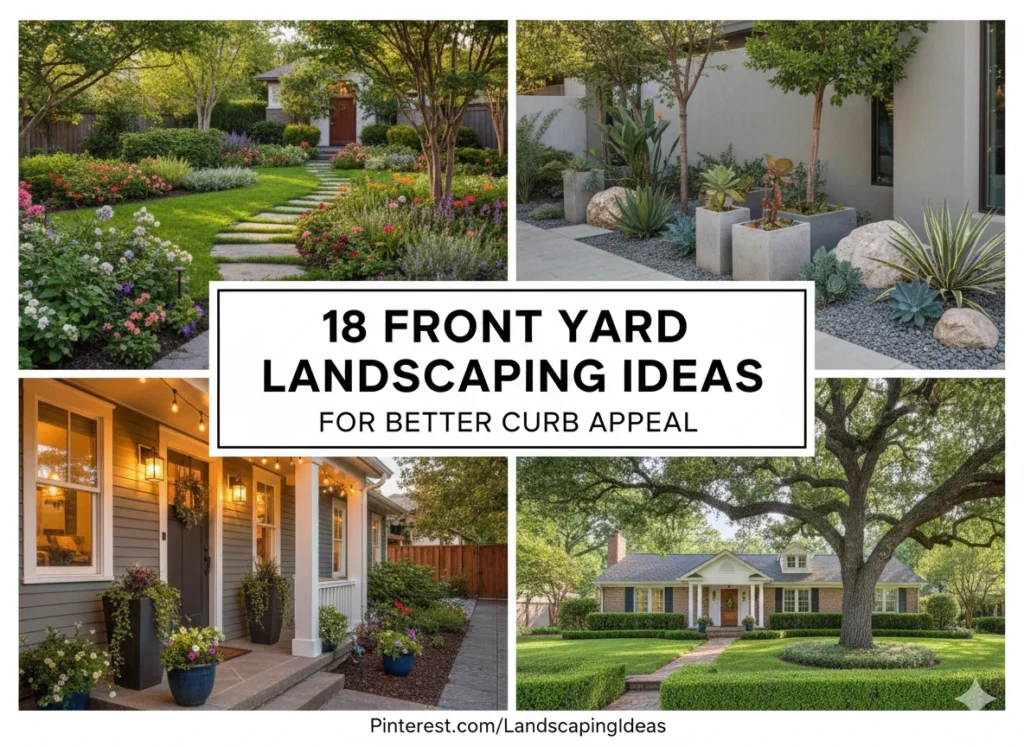 18 Front Yard Landscaping Ideas for Better Curb Appeal