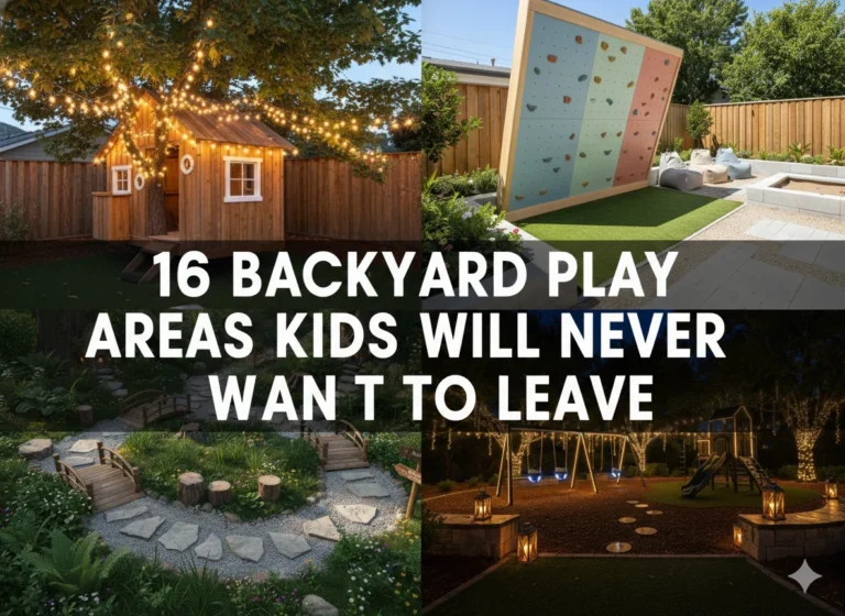 16 Backyard Play Areas Kids Will Never Want to Leave