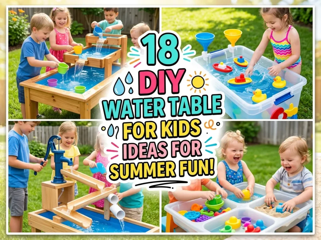 18 DIY Water Table for Kids Ideas for Summer Fun